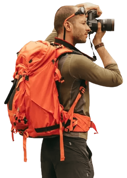 Photographer with camera